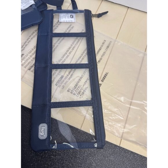 LUG Envelope 3pc Clearview Zip Organizers NWT - Picture 4 of 6